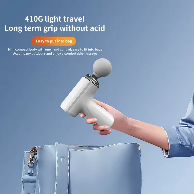 Rechargeable Wireless Massage Gun - Portable Muscle Massager