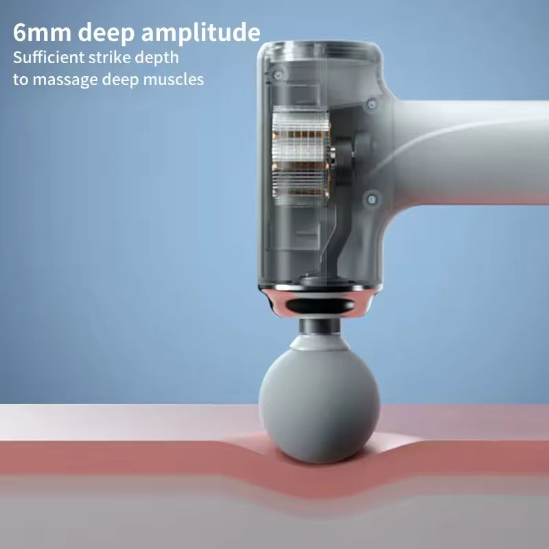Rechargeable Wireless Massage Gun - Portable Muscle Massager